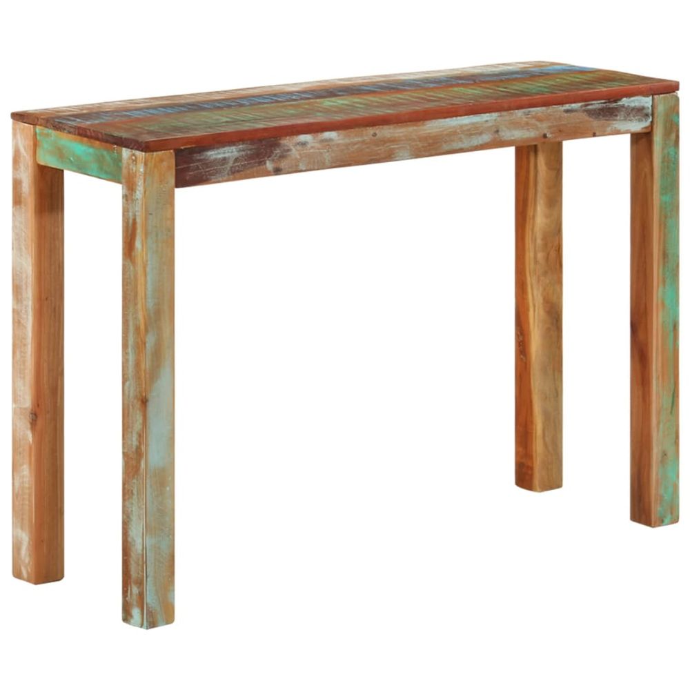 Vidaxl Konzolový stolík, 110 x 35 x 76 cm, regenerované masívne drevo
